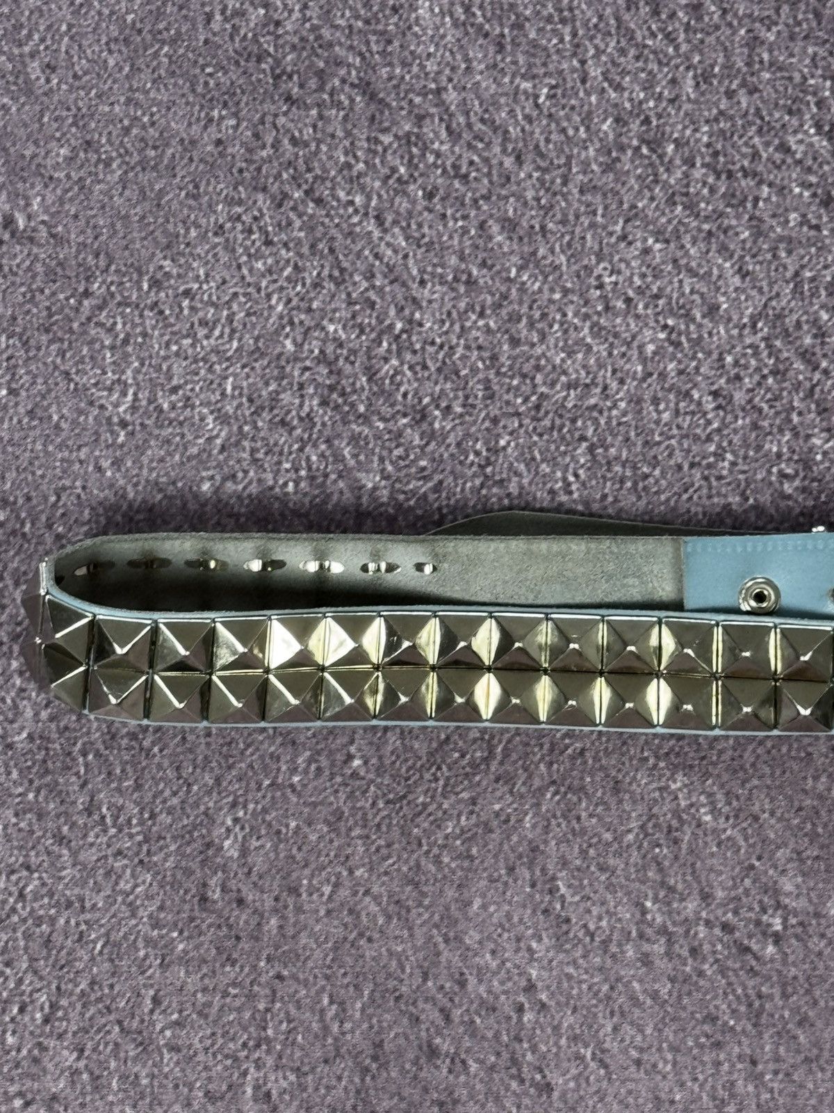Japanese Brand Vintage Pyramid Studded Punk Belt Y2K Size ONE SIZE - 7 Thumbnail