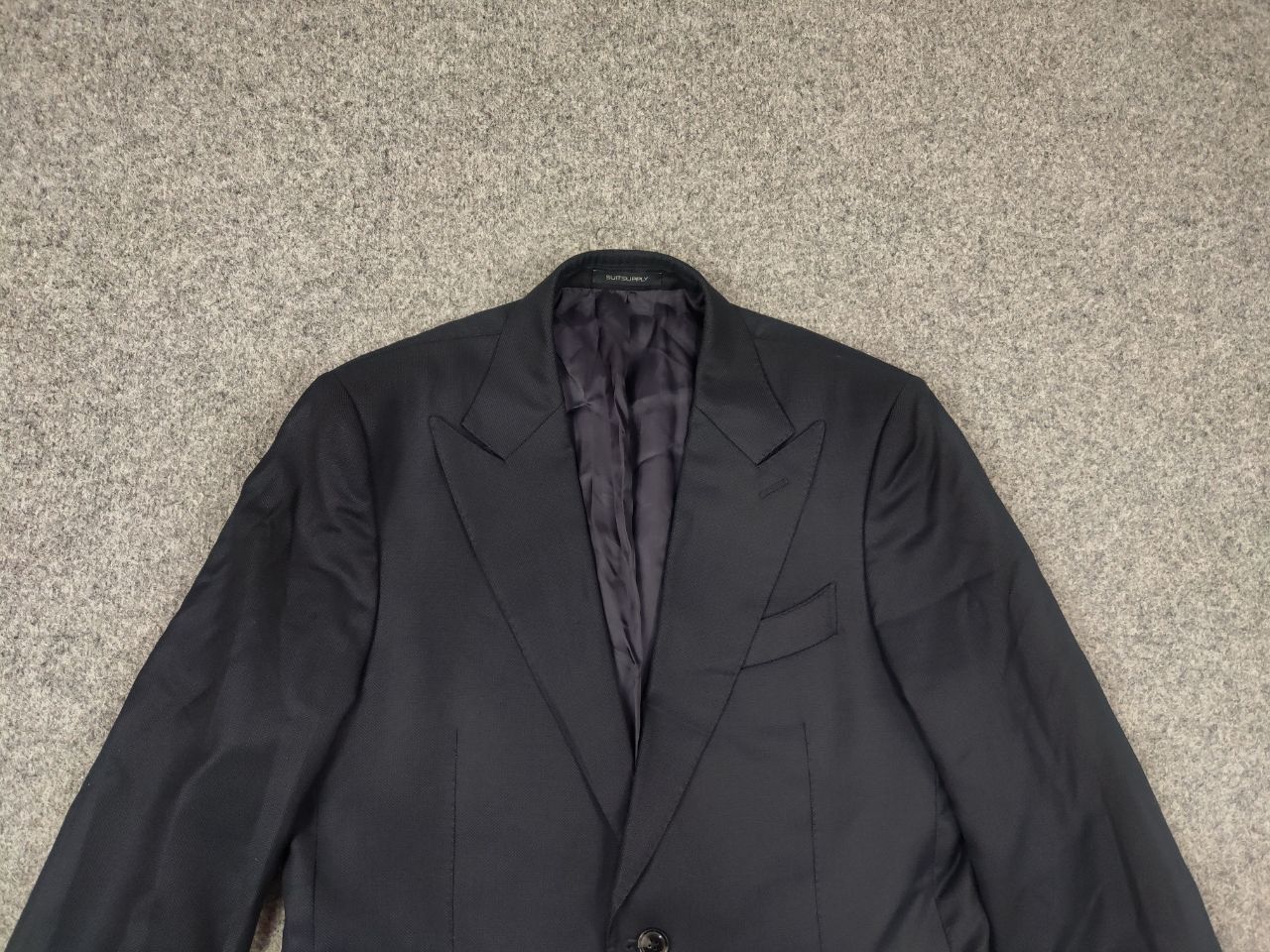 Suitsupply Suitsupply la spalla Super 110s fit Wool Navy Blazer Jacket Size US L / EU 52-54 / 3 - 4 Thumbnail