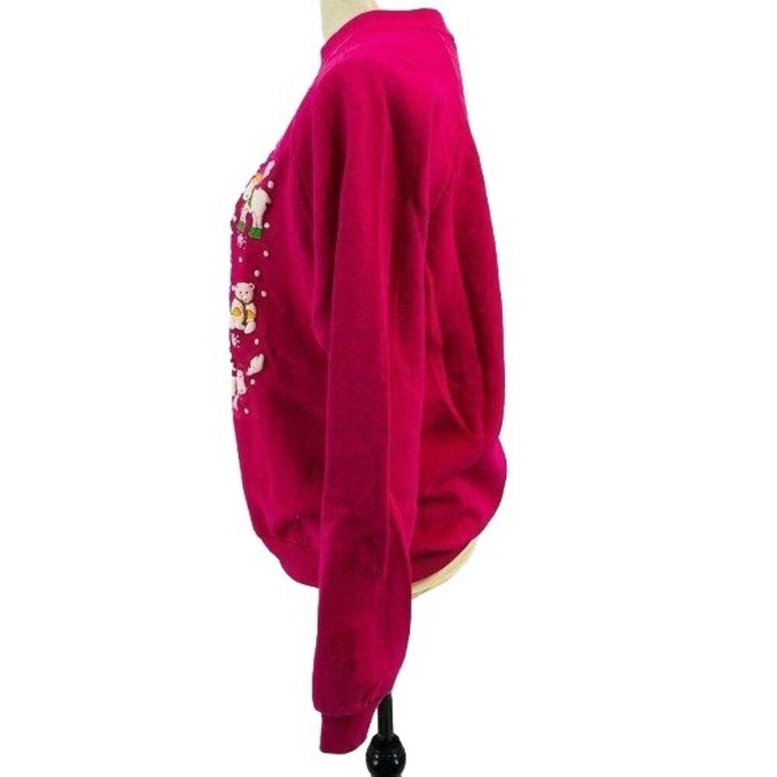 Jerzees Vintage 90s Jerzees Pullover Sweatshirt Puff Graphic Large Size L / US 10 / IT 46 - 3 Thumbnail