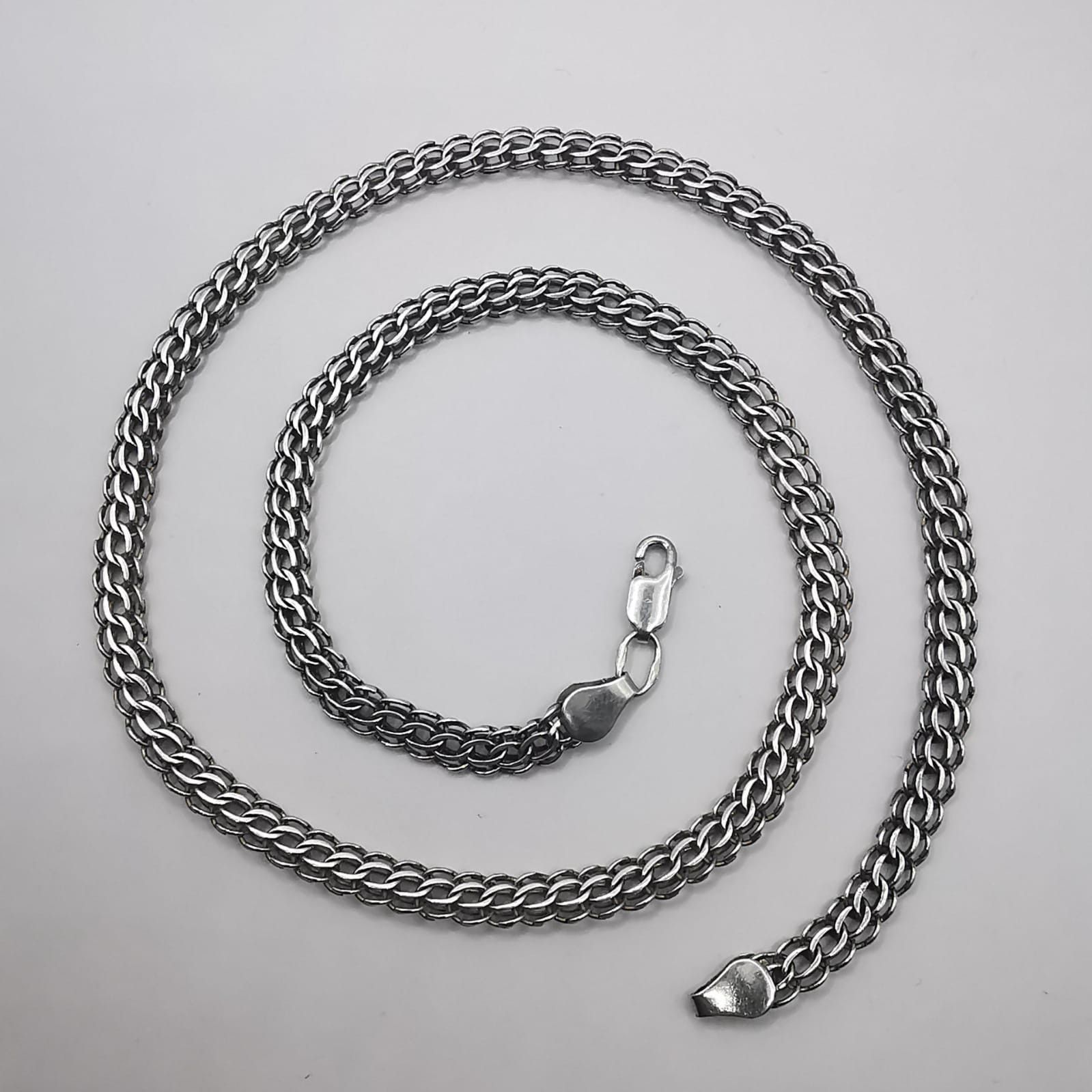 Statement Jewelry Chain, 925 Sterling Silver 24,38G, Men's