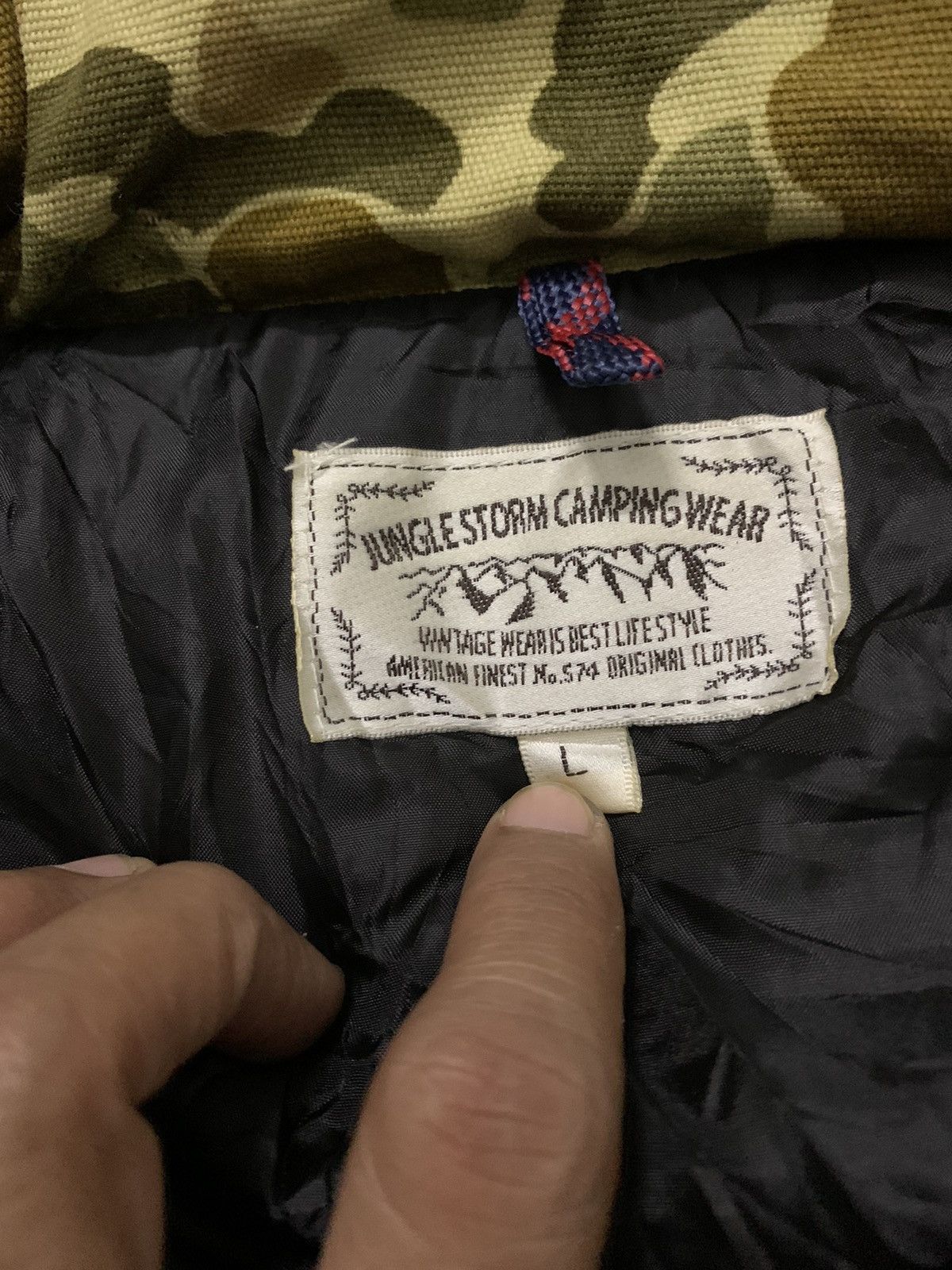 Japanese Brand × Vintage Vintage similar Bathing Ape Camo puffer hooded Jacket (B) Size US L / EU 52-54 / 3 - 8 Thumbnail