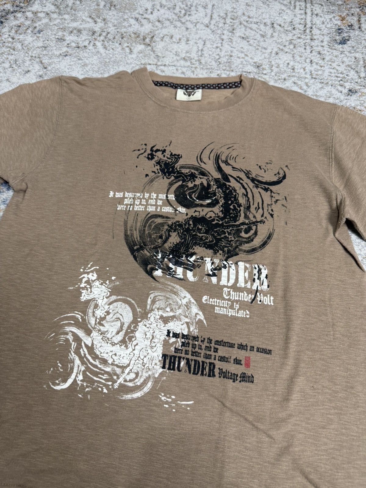 Hysteric Glamour Thunder ifsix style tshirt Size US M / EU 48-50 / 2 - 3 Thumbnail