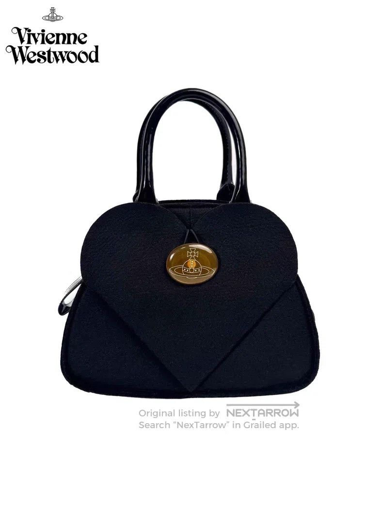 Vivienne Westwood Vivienne Westwood size os Heart Wool Felt Vintage Bag/Bowli Size ONE SIZE - 1 Thumbnail