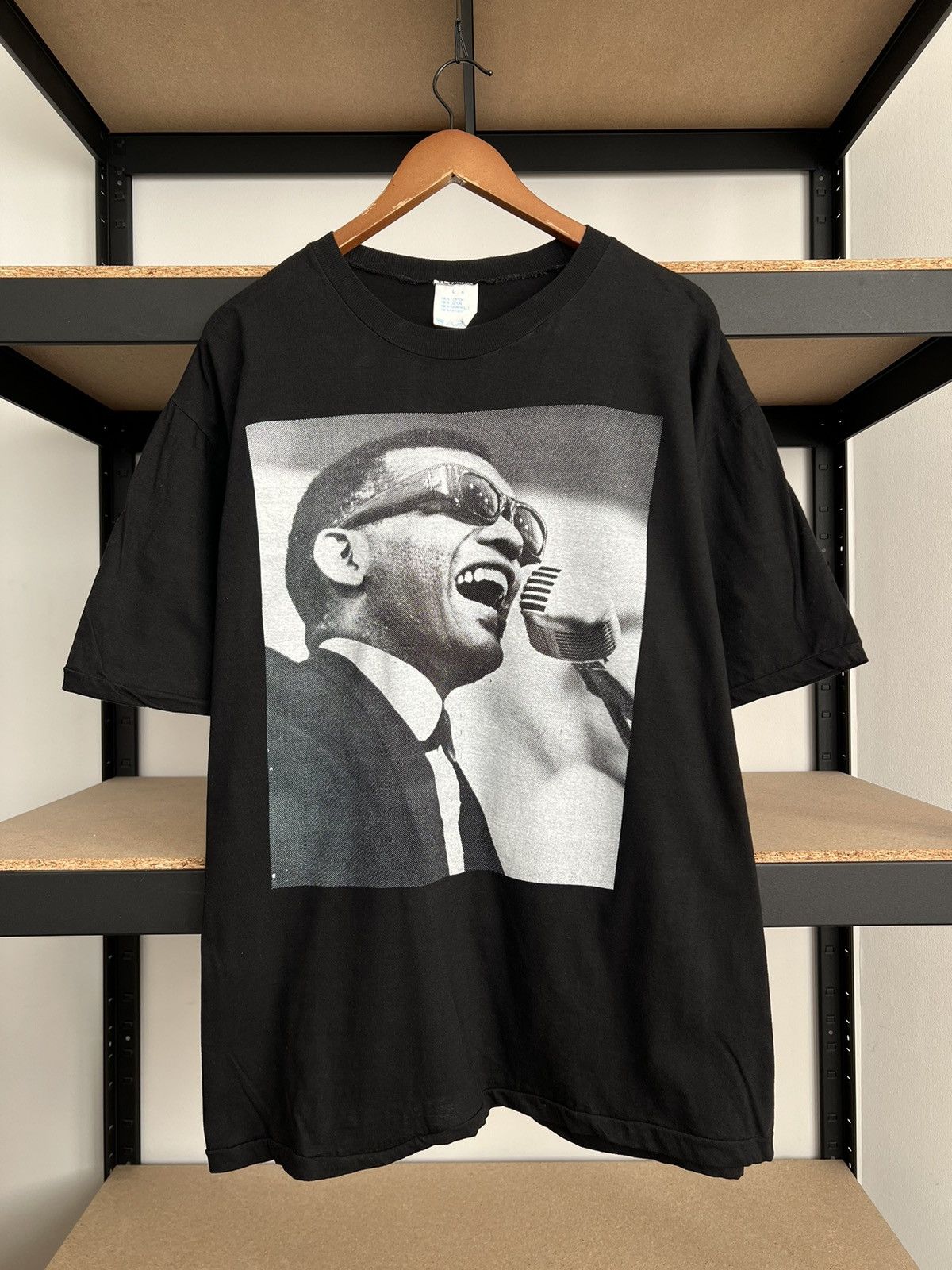 Band Tees Vintage 1992 Ray Charles with The Raelettes Jazz Soul Tshirt Size US L / EU 52-54 / 3 - 3 Thumbnail