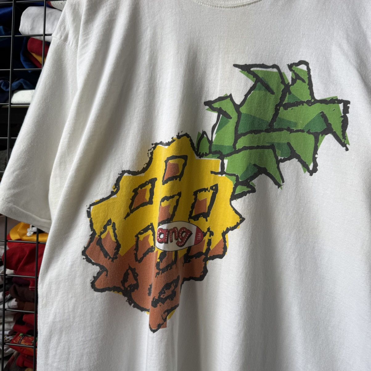 Vintage Vintage Ananas ANG PEEL T-shirt Size US XL / EU 56 / 4 - 4 Thumbnail