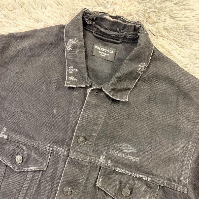 Balenciaga Balenciaga Denim jacket Size US S / EU 44-46 / 1 - 4 Thumbnail