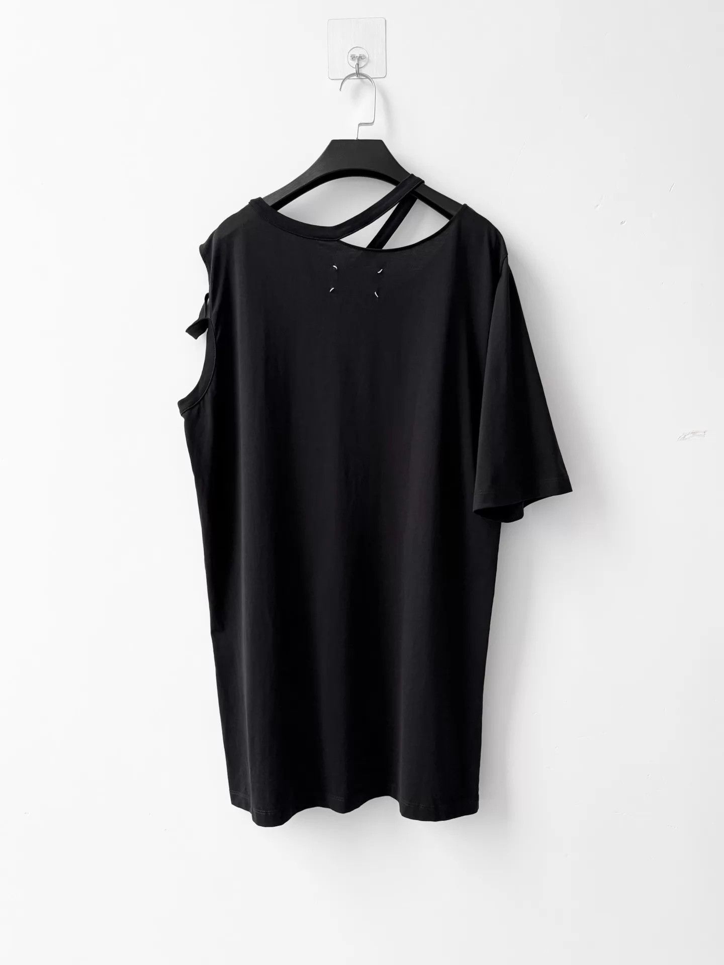 Maison Margiela Maison Margiela SS18 Deconstructed Strap Sleeve Tee Black L Size L / US 10 / IT 46 - 3 Thumbnail