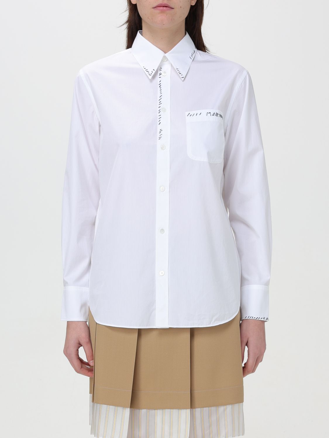 Image of Marni Shirt Woman White, Women's (Size XS)