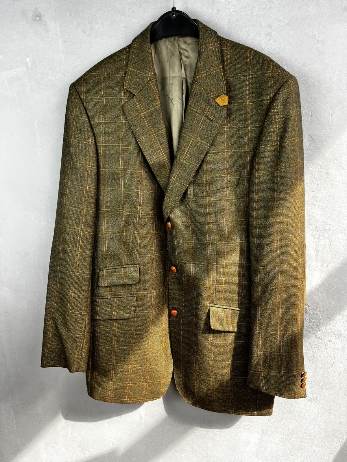 Burberry × Lucky Brand × Vintage Burberry blazer jacket vintage Size 52R - 3 Thumbnail