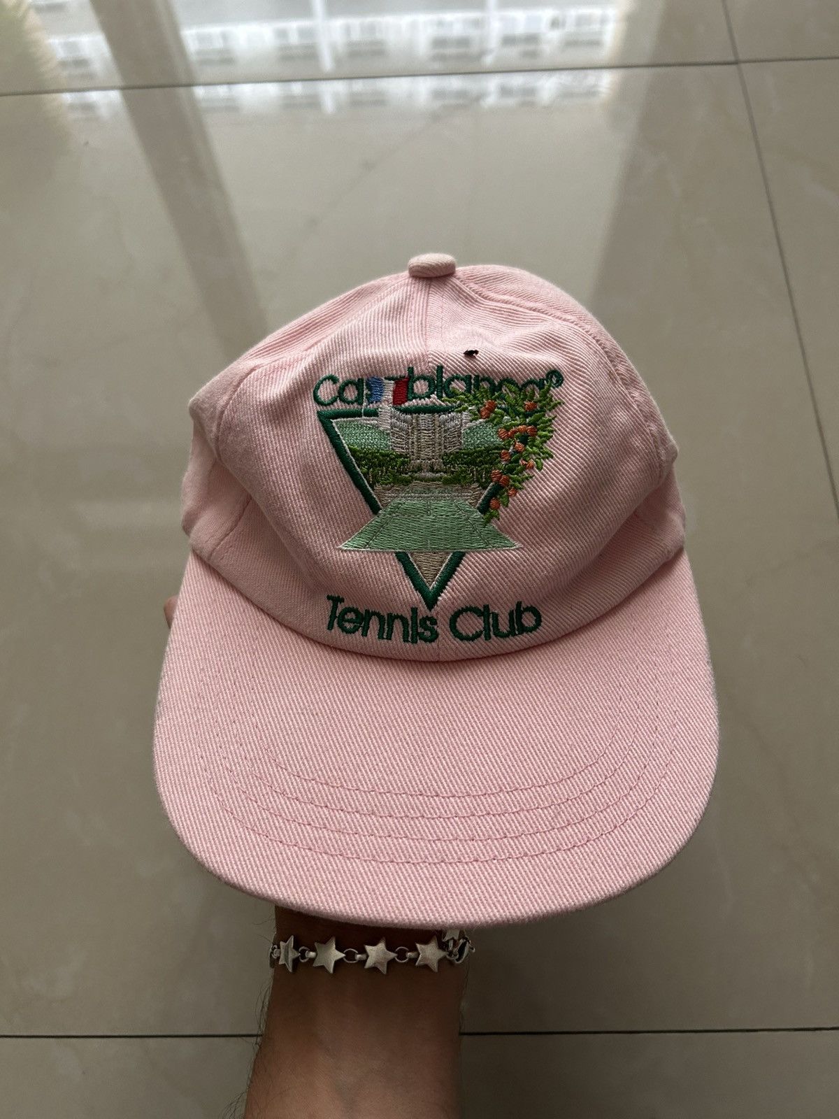 Casablanca Casablanca Tennis Pink Hat Size ONE SIZE - 1 Thumbnail