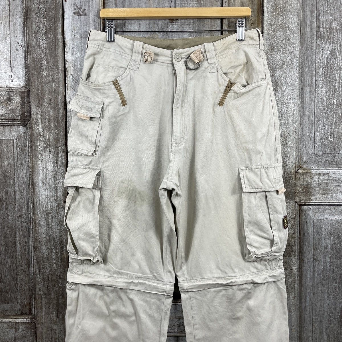 Vintage Vintage NY Baseball Faded Baggy Cargo Pants Size US 32 / EU 48 - 3 Thumbnail