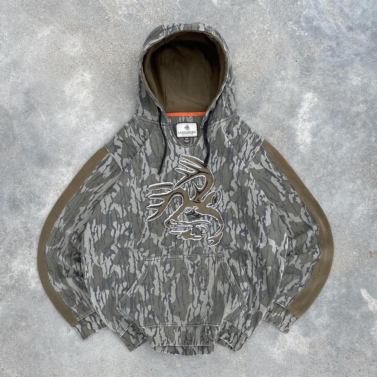 Japanese Brand × Vintage Crazy vintage Y2K faded Realtree camo grunge hunting hoodie Size US M / EU 48-50 / 2 - 1 Thumbnail