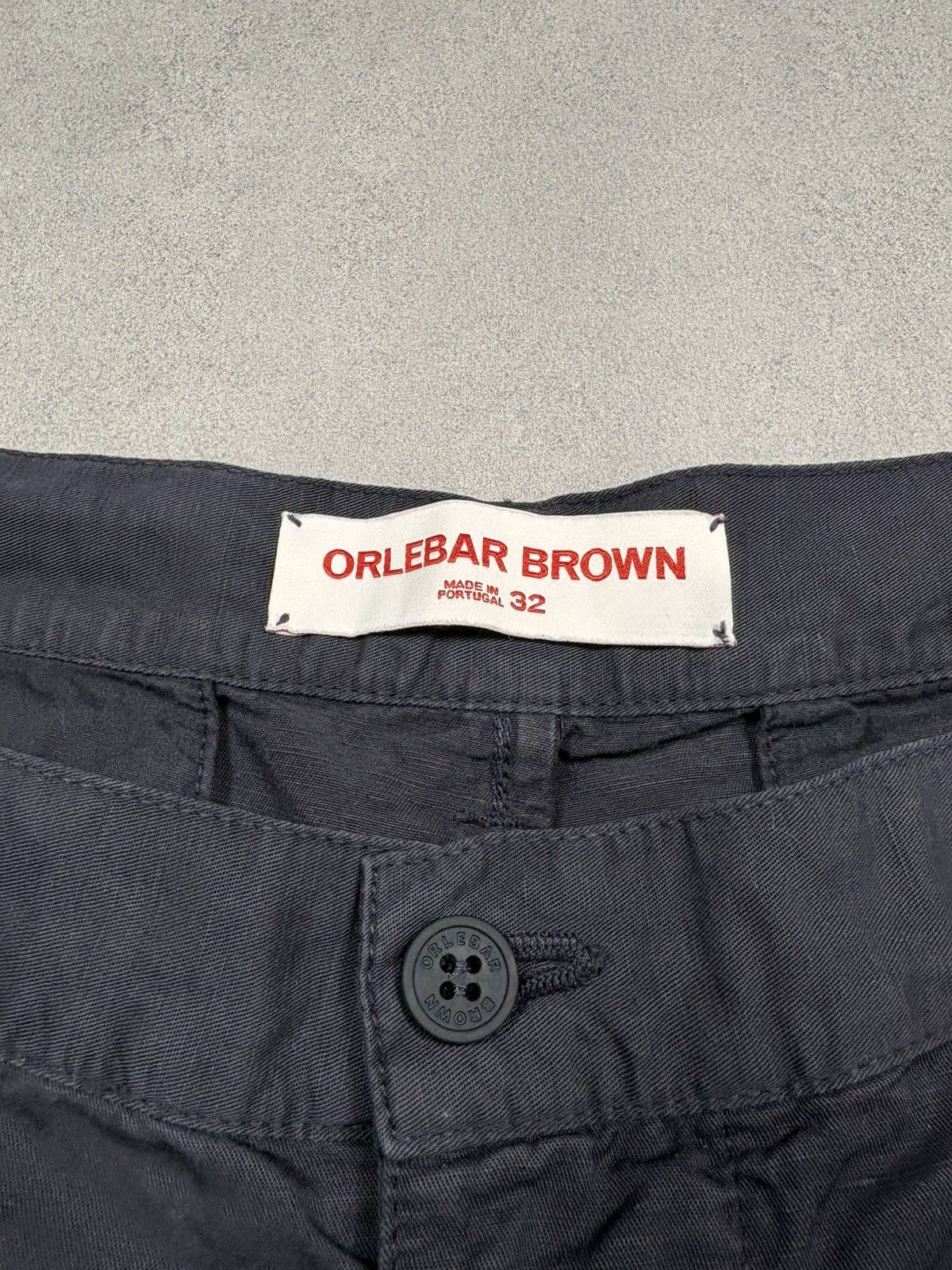 Orlebar Brown Orlebar Brown Tailored Shorts Navy Linen Cotton Portugal 32 Size US 32 / EU 48 - 5 Thumbnail