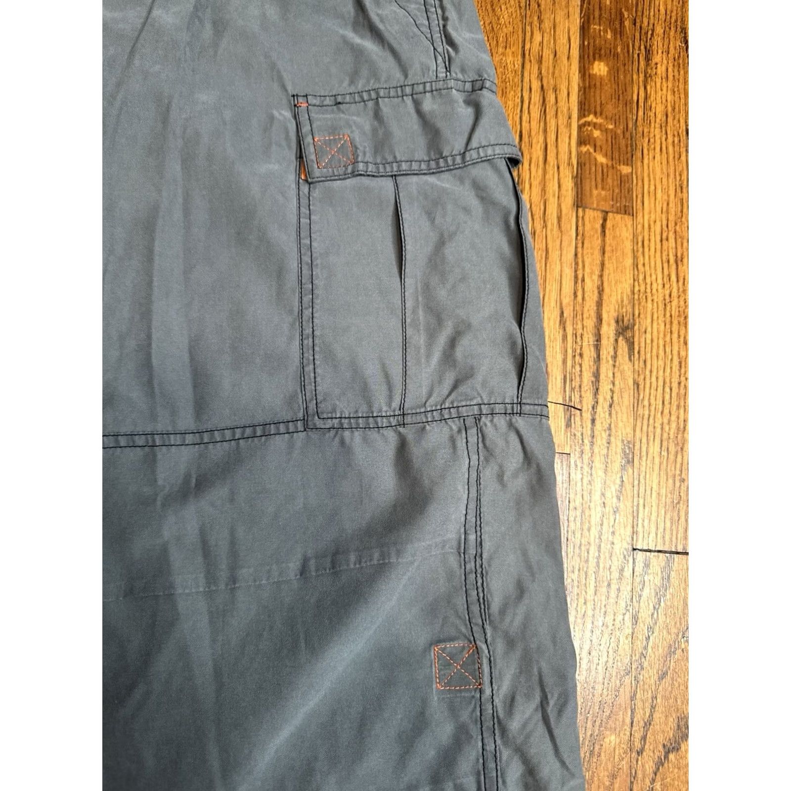 Vintage VINTAGE Trans Nine Y2K Raver Cargo Pants Baggy Techwear Size M Grey Size US 31 - 3 Thumbnail