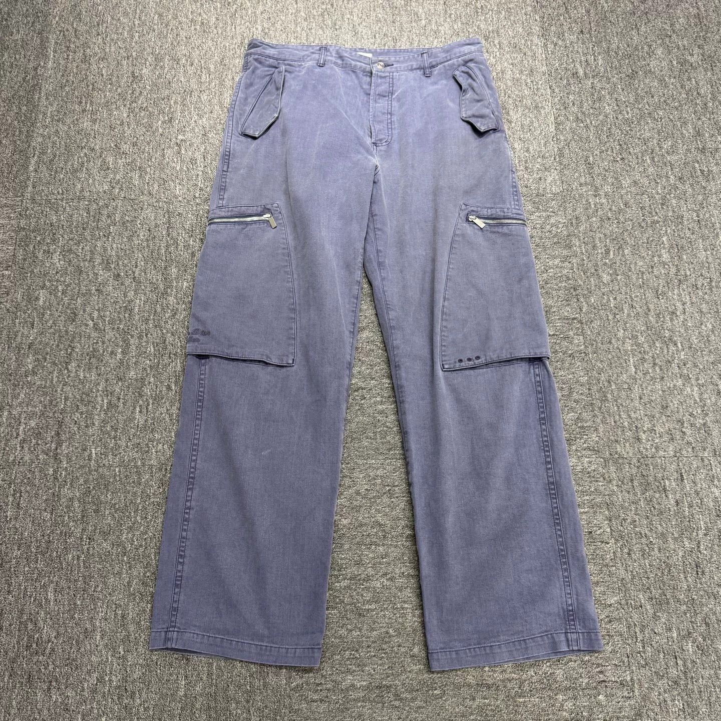 Dior Dior Embroidered Cargo Denim Pants Size US 36 / EU 52 - 1 Thumbnail