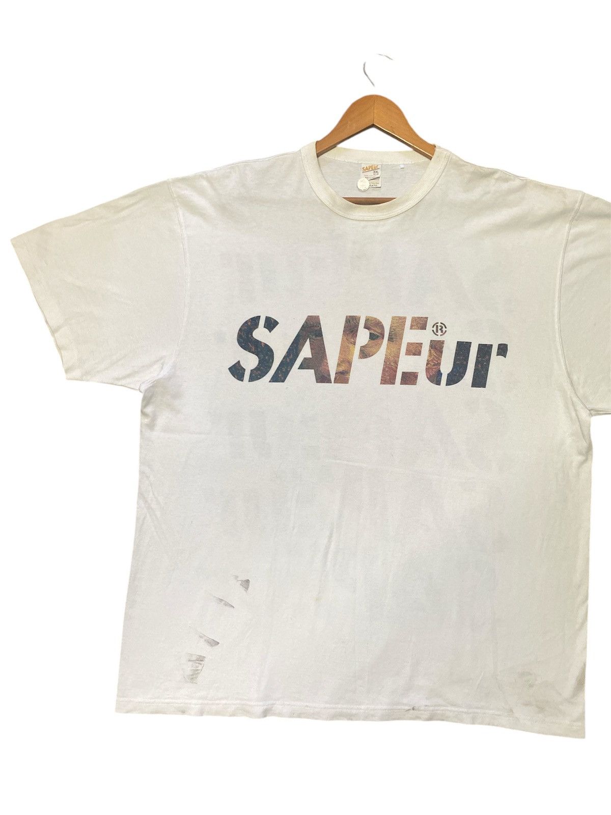 Japanese Brand × Vintage 💥RARE💥VINTAGE SAPEur MONA LISA SHIRT TEE🔥 Size US XXL / EU 58 / 5 - 9 Thumbnail