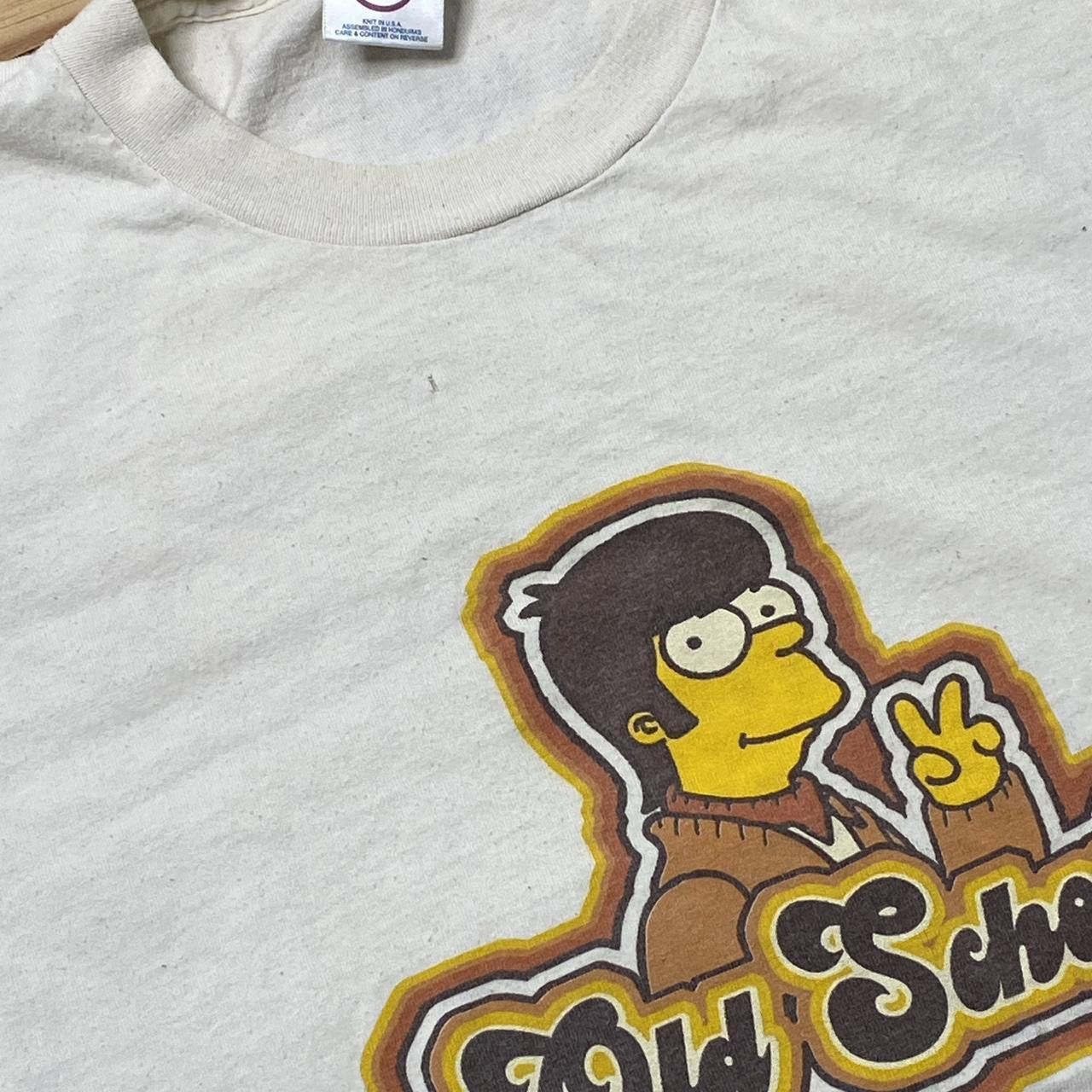 Delta Vintage The Simpsons Beige Cartoon Promo Tee Size Large Size US L / EU 52-54 / 3 - 3 Thumbnail