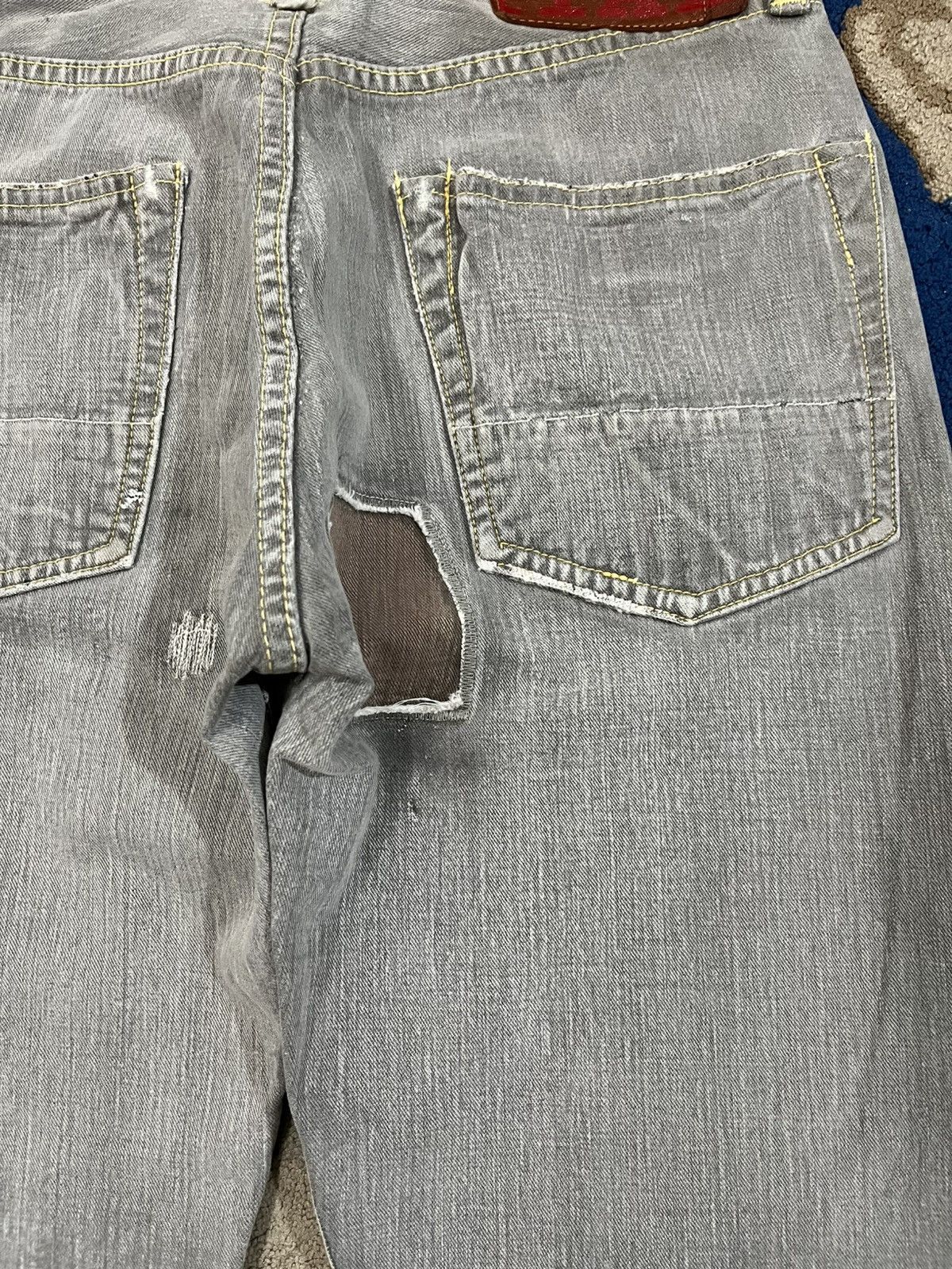Japanese Brand × Kapital Vintage Kapital Sashiko Boro Half Selvedge Denim Size US 27 - 15 Thumbnail