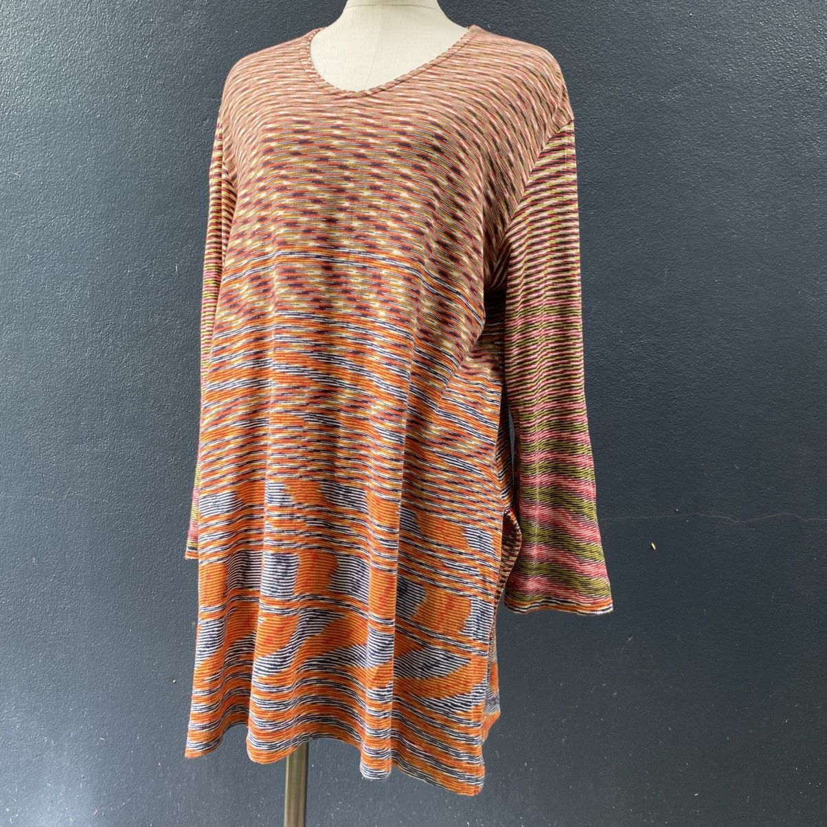Missoni Missoni Multicolor Knit V-Neck Dress Size M / US 6-8 / IT 42-44 - 14 Thumbnail