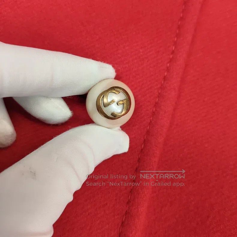 Gucci Gucci Woollen coat red Size S / US 4 / IT 40 - 5 Thumbnail