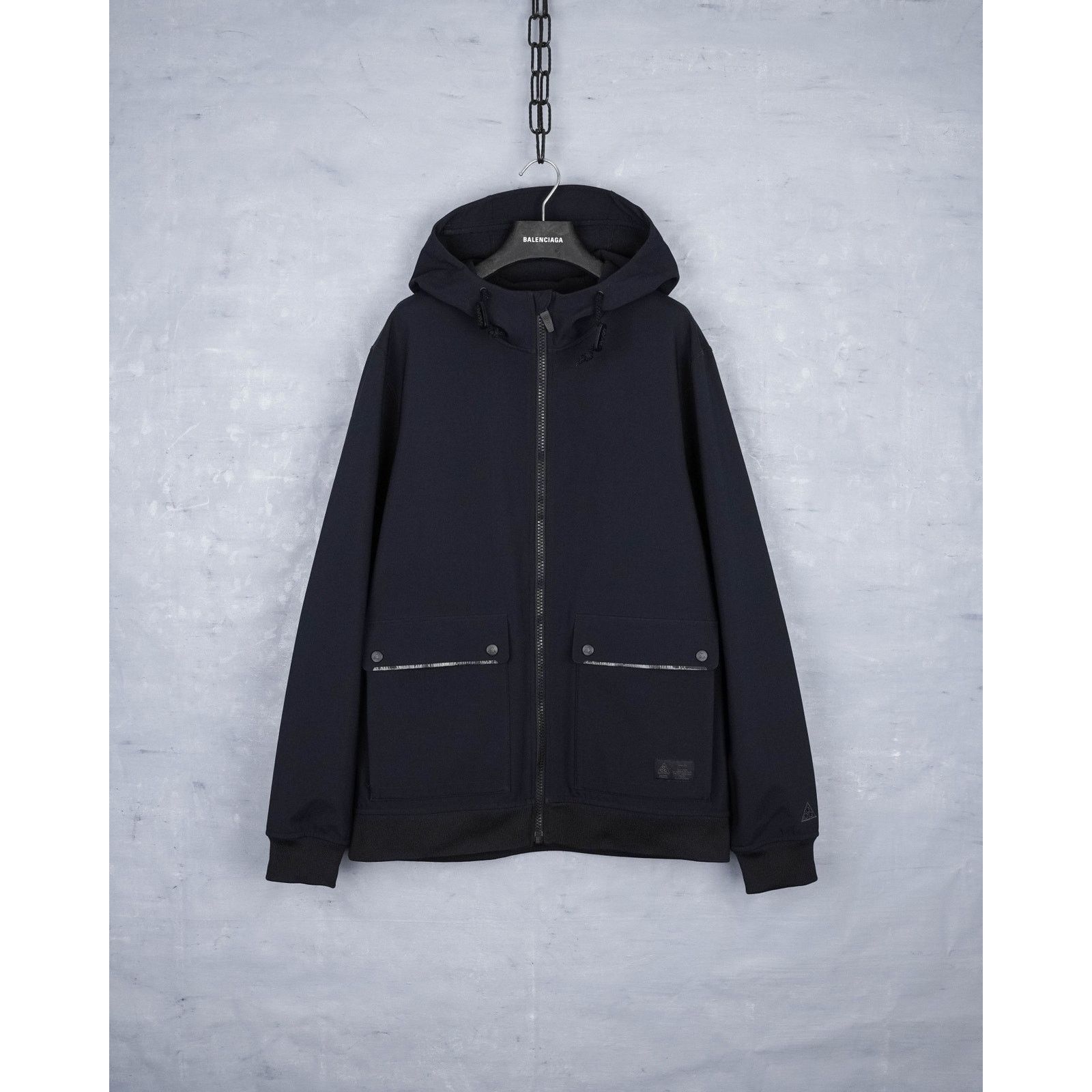 Nike ACG Vintage nike acg softshell black hooded tech zip jacket Size US L / EU 52-54 / 3 - 1 Thumbnail