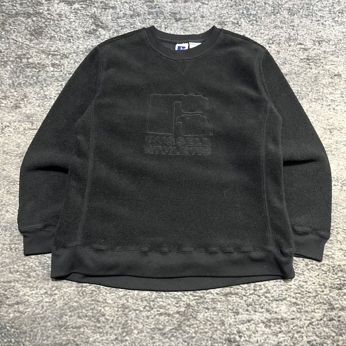 Russell Athletic Vintage Russell Athletic Black Fleece Sweater 90s Logo Size US S / EU 44-46 / 1 - 3 Thumbnail
