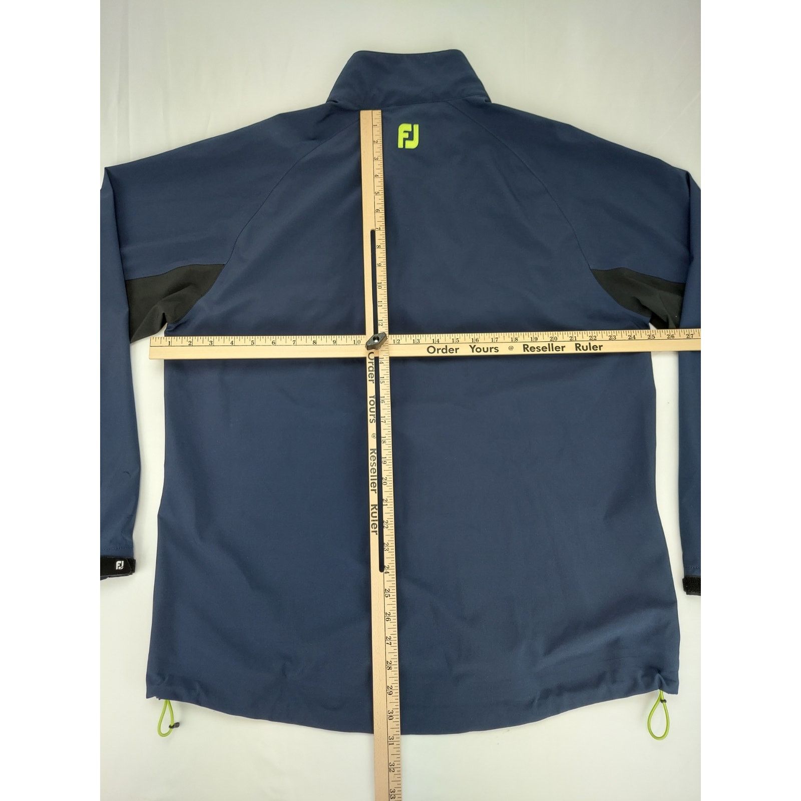 Footjoy FootJoy Mens XL Blue Lime Green DryJoys Tour LTS Golf Jacket Size US XL / EU 56 / 4 - 3 Thumbnail