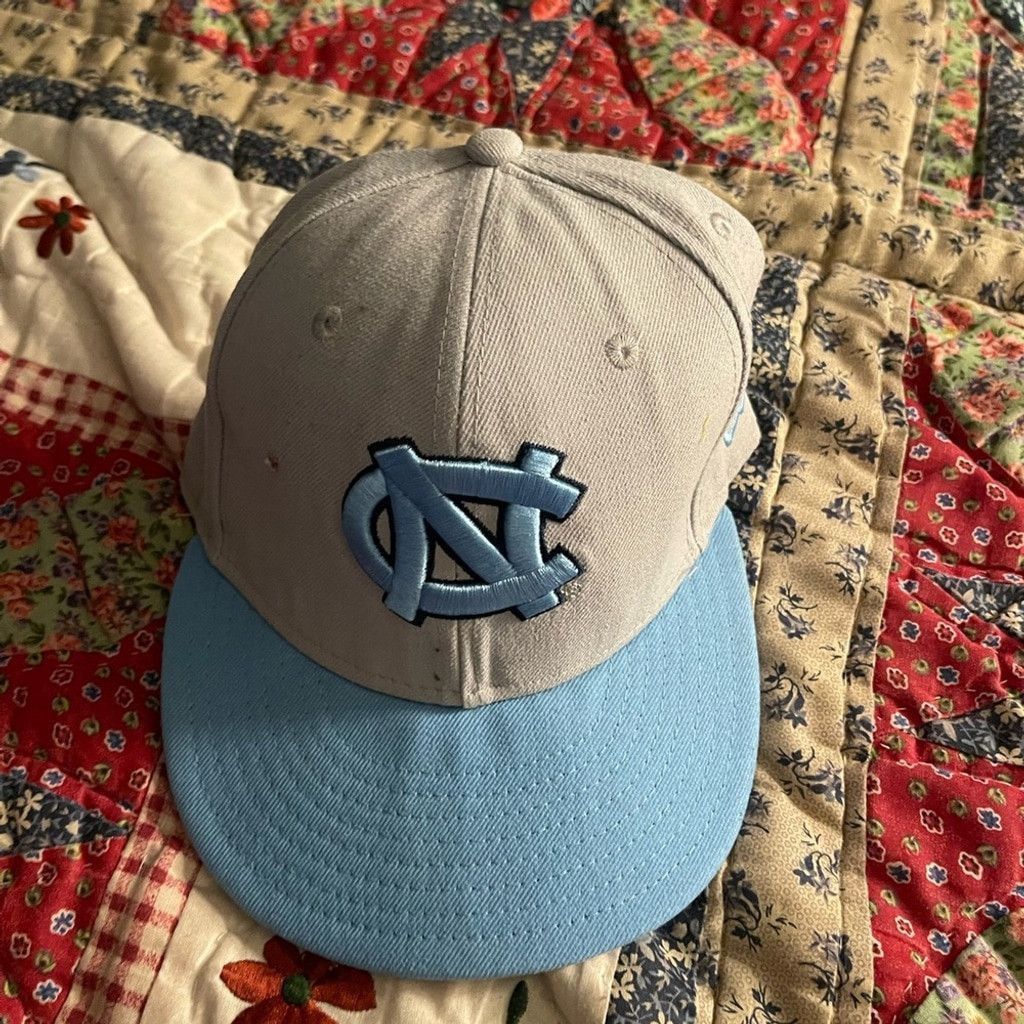 The Game UNC 6 Cap Set - Blue, Black, White(measurements shown) Size ONE SIZE - 2 Thumbnail