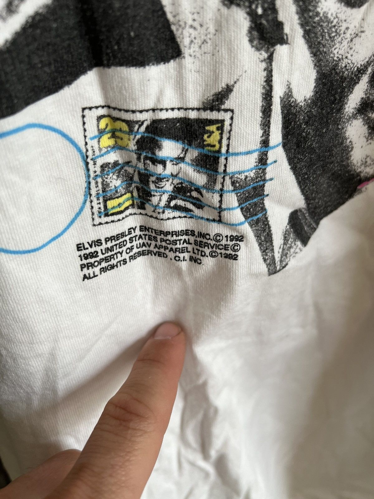 Vintage Elvis presley, 1992 t-Shirt tee tis , XXXL Size US XXL / EU 58 / 5 - 4 Thumbnail