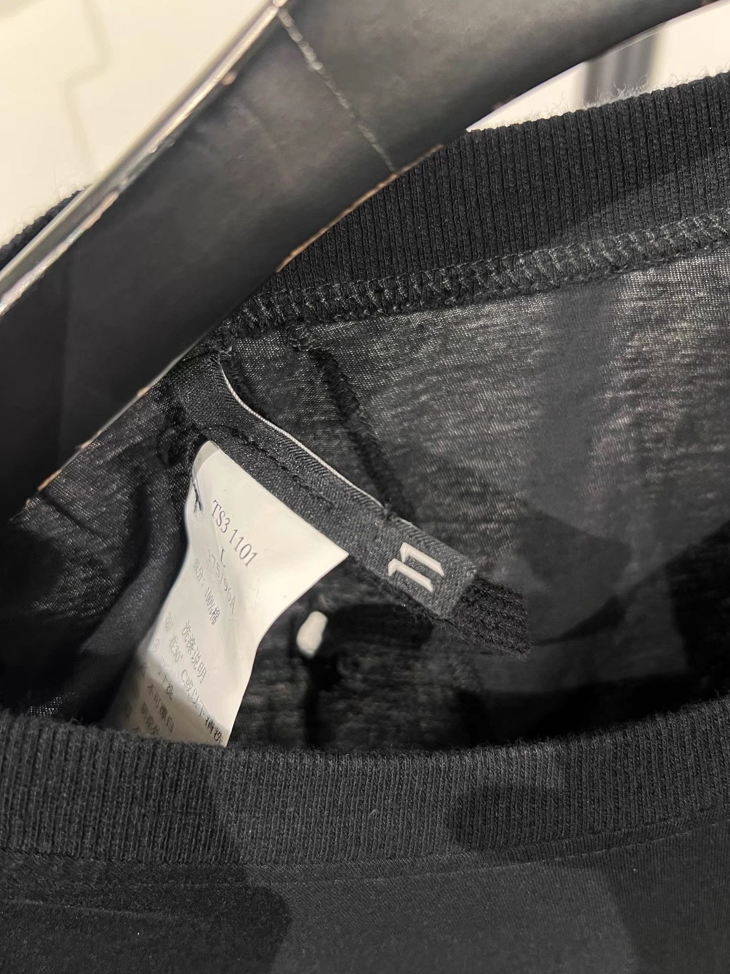 11 By Boris Bidjan Saberi 11by BBS LS3 Text Print Long Sleeve K35 Size US L / EU 52-54 / 3 - 5 Thumbnail