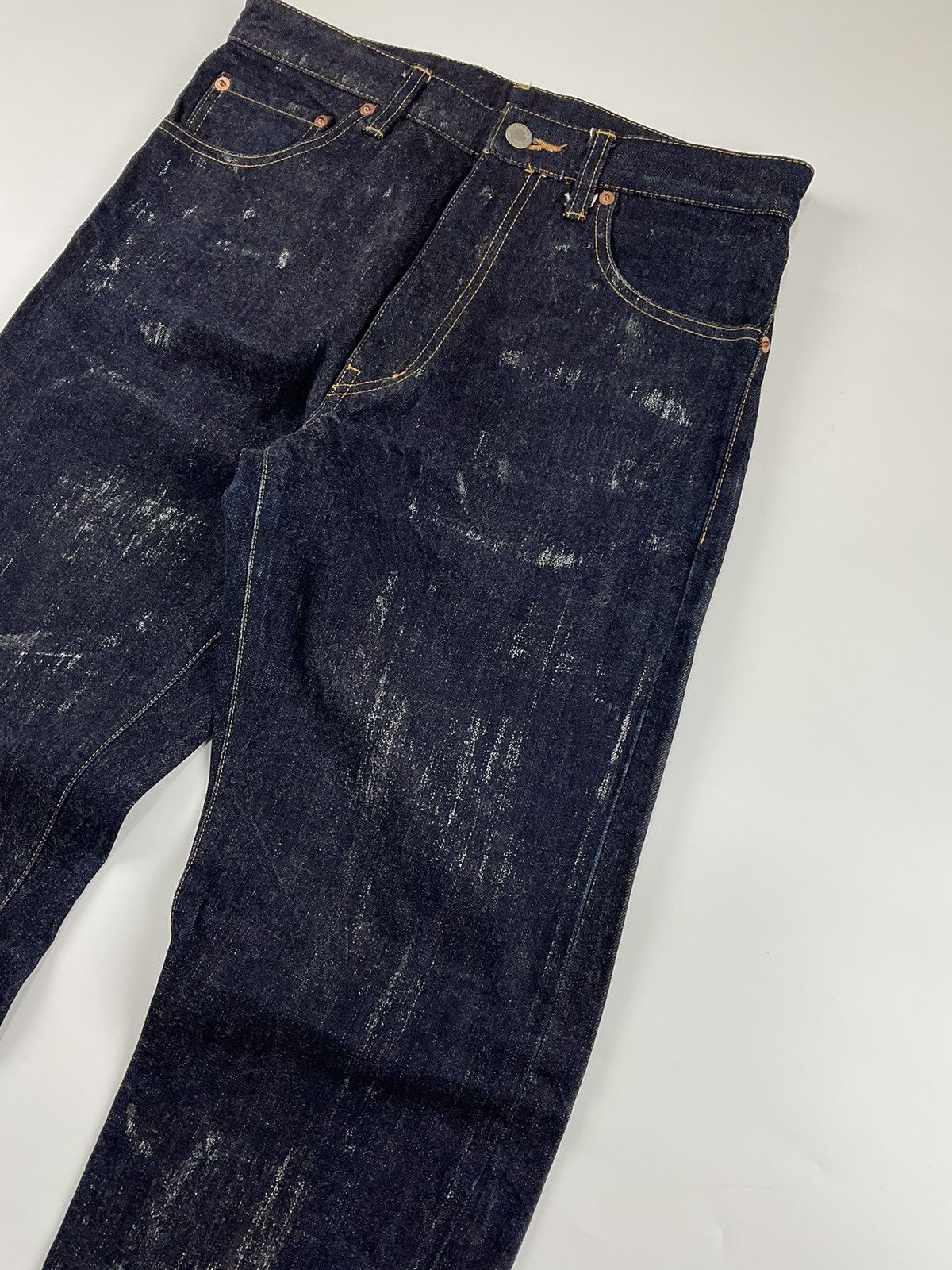 Comme des Garcons Comme des Garcons Homme AD2002 Coated Selvedge Denim Size US 30 / EU 46 - 5 Thumbnail