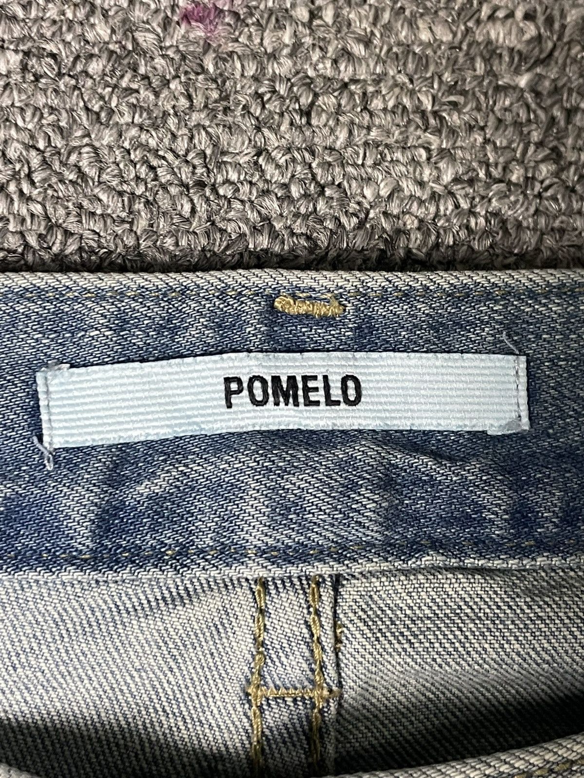 Japanese Brand × Vintage POMELO Brand Skinny Ripped Jeans (84) Size US 32 / EU 48 - 6 Thumbnail