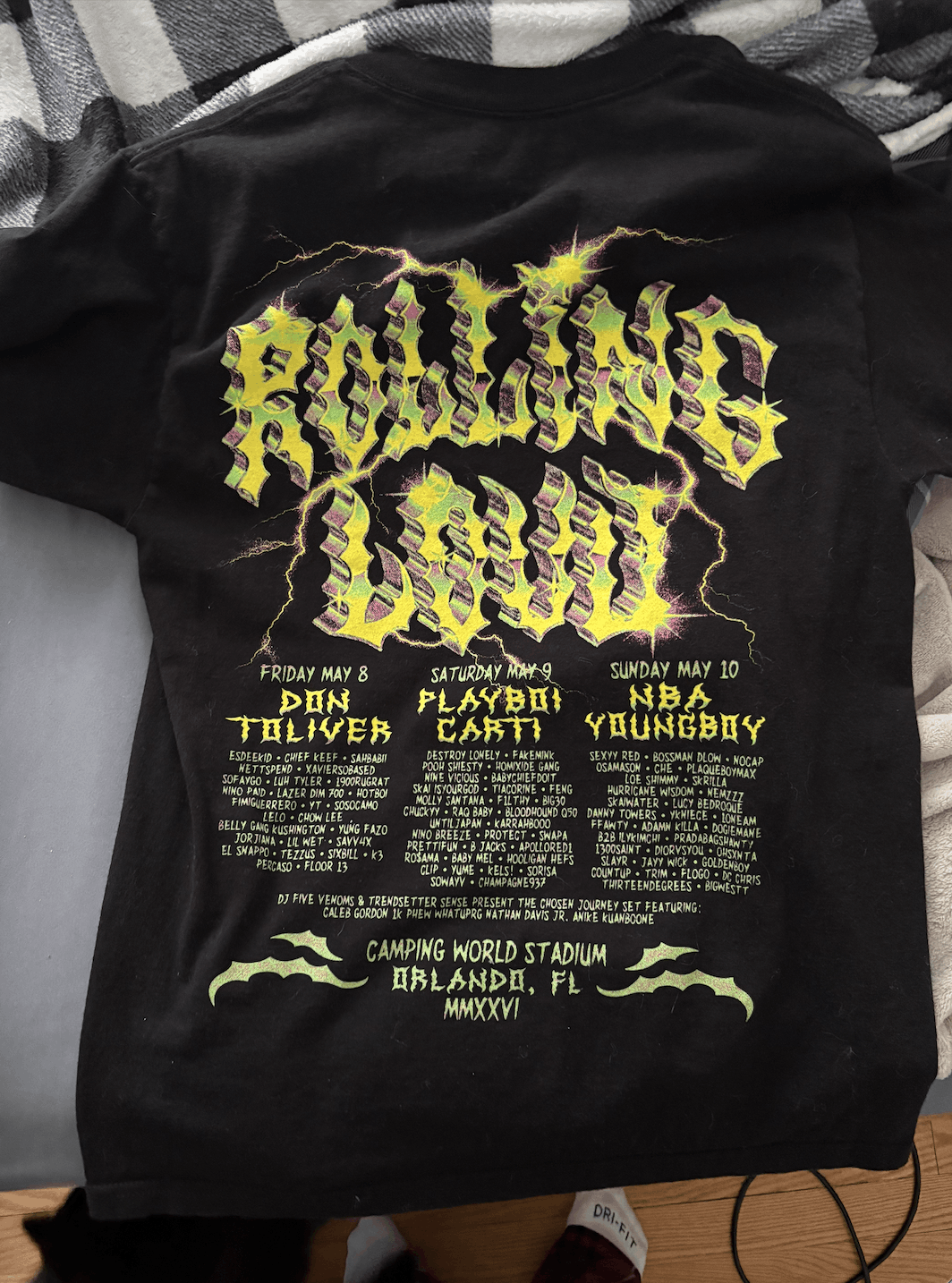 Rolling Loud RL 2026 EXCLUSIVE LINE UP TEE Size US M / EU 48-50 / 2 - 2 Thumbnail