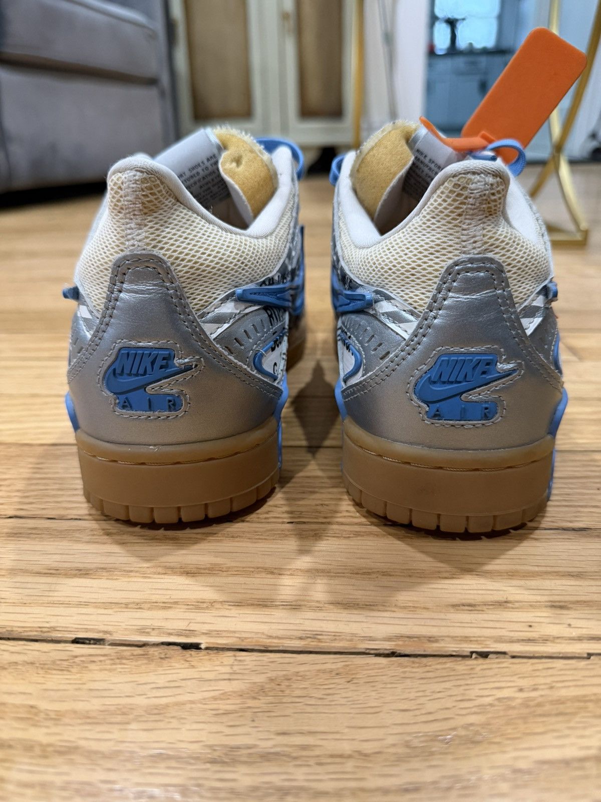 Nike × Off-White Nike Air Rubber Dunk Off White “University Blue” (size 9) Size US 9 / EU 42 - 4 Thumbnail