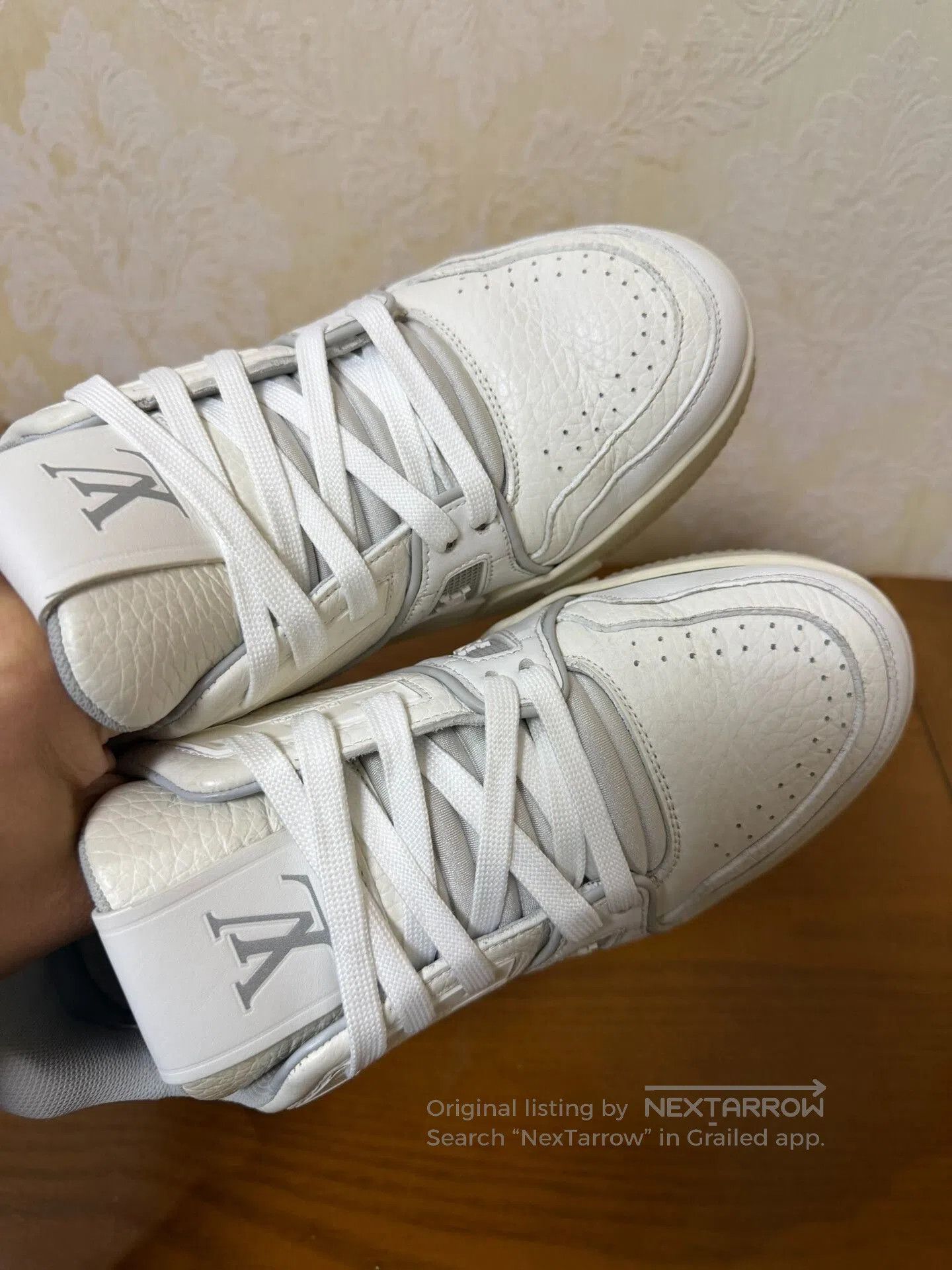 Louis Vuitton LV Trainer White Cement. Size US 6.5 / IT 36.5 - 5 Thumbnail