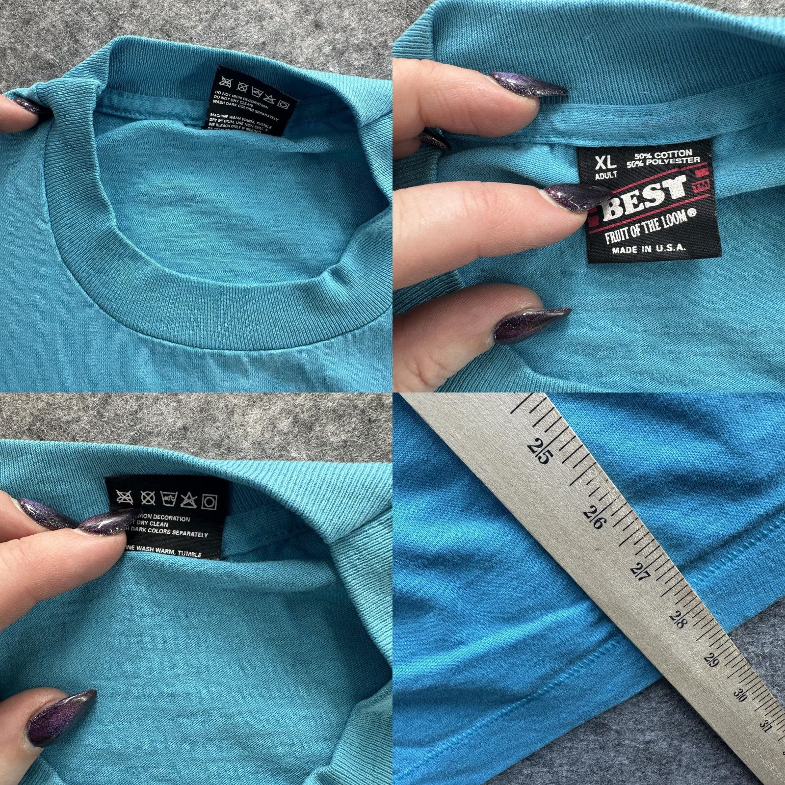 Fruit Of The Loom VINTAGE Kolacky Days Shirt Mens XL Blue Fruit of the Loom USA 90s Tee Size US XL / EU 56 / 4 - 8 Thumbnail
