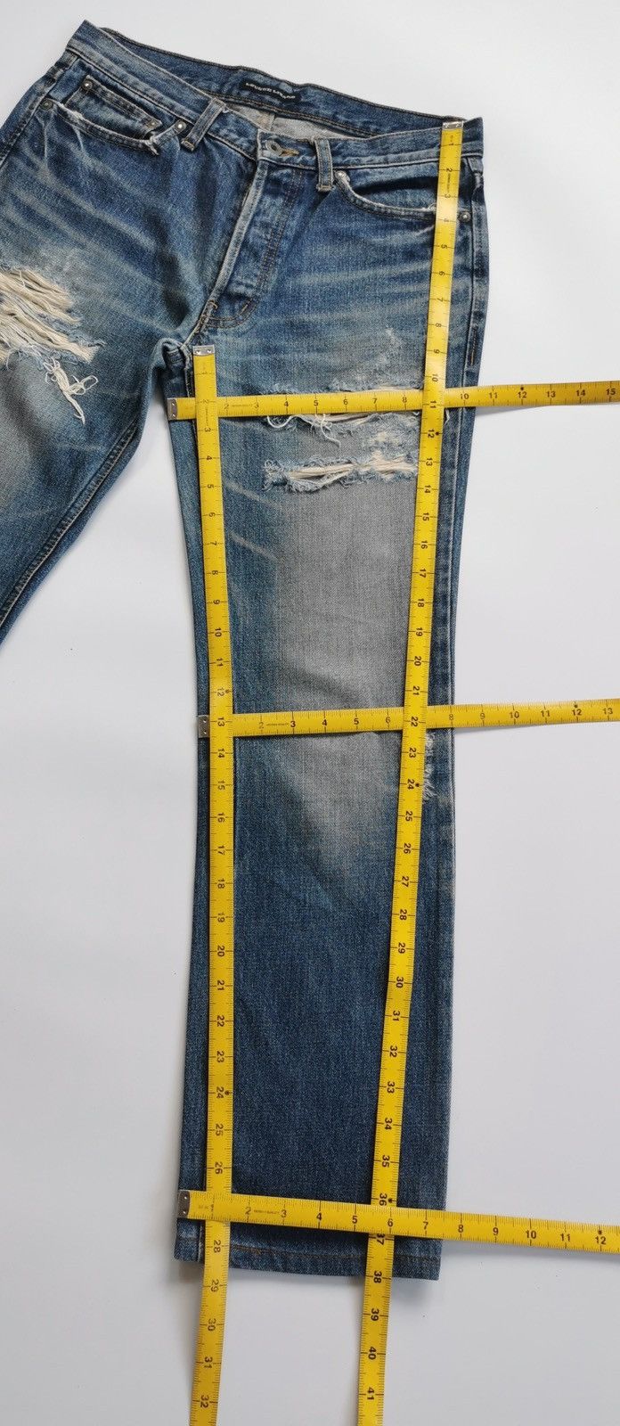 Lounge Lizard Lounge Lizard Japan Destroyed Jeans Size US 30 / EU 46 - 11 Thumbnail