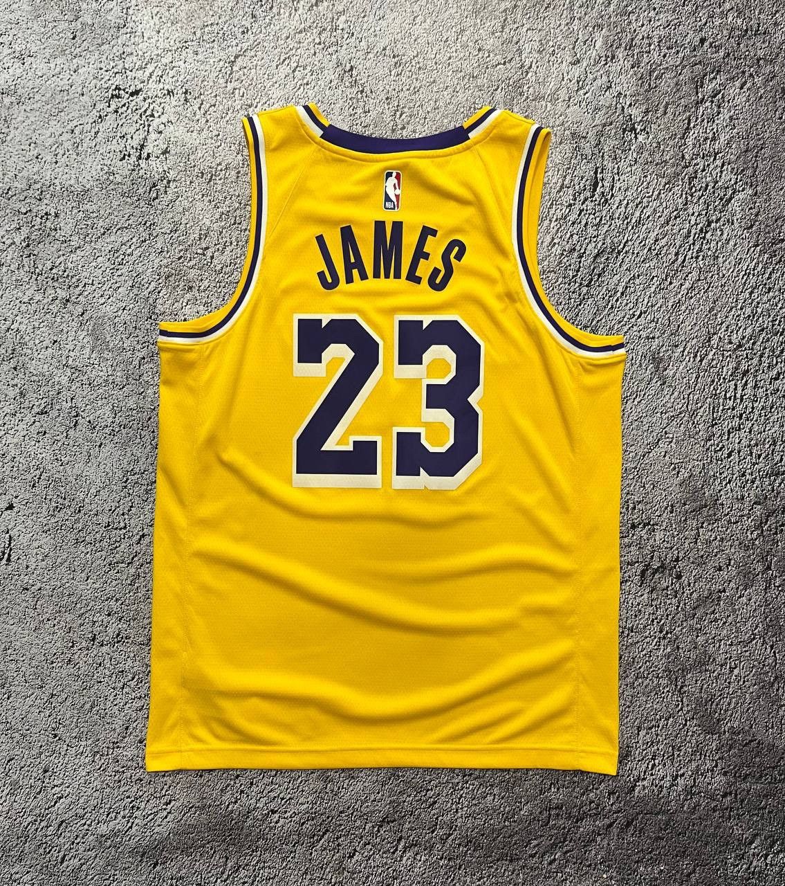 NBA × Nike × Vintage Nike Lebron James La Lakers Swingman Home Jersey Size 48 Size US M / EU 48-50 / 2 - 2 Thumbnail