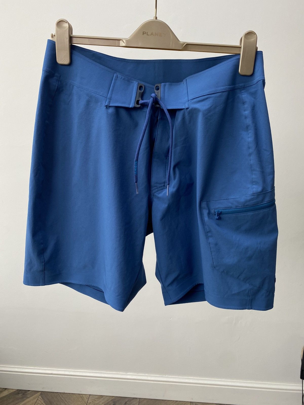 Norrona Vintage Norrona Men's Blue Baggy Super Lightweight Shorts Size US 34 / EU 50 - 2 Thumbnail