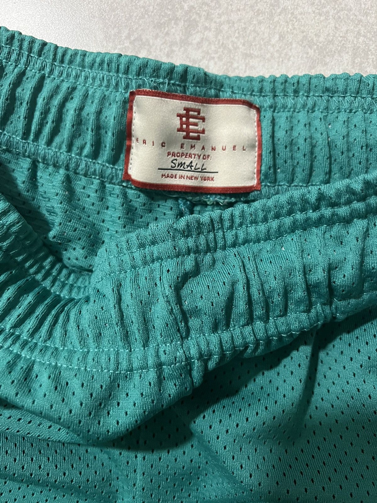 Eric Emanuel Eric Emanuel EE Teal Green Basic Mesh Shorts Size Small Size US 30 / EU 46 - 4 Thumbnail