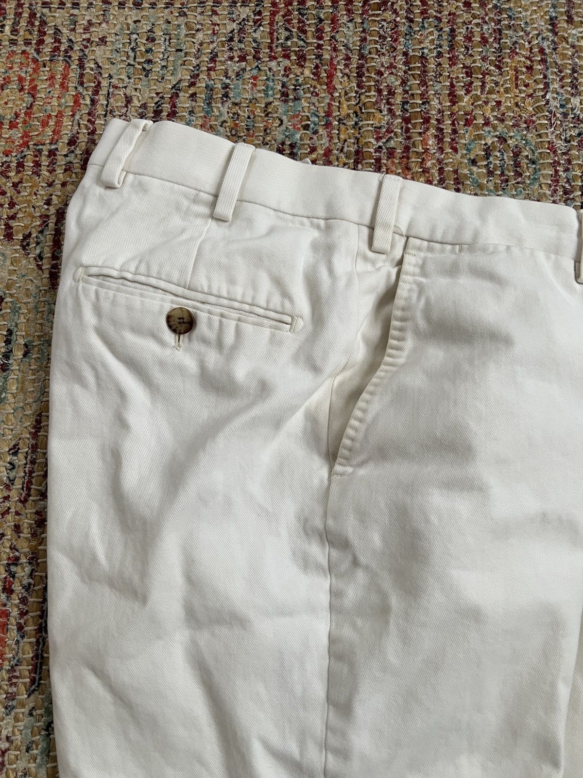 Suitsupply SuitSupply Cuff White Pants Size US 30 / EU 46 - 7 Thumbnail