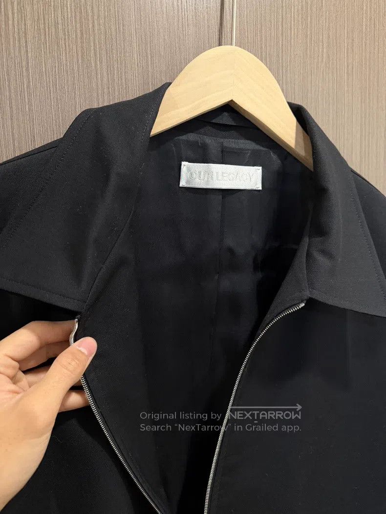 Our Legacy Our Legacy Black Wool Jacket Retro Simple Short Trendy Coa Size US M / EU 48-50 / 2 - 7 Thumbnail