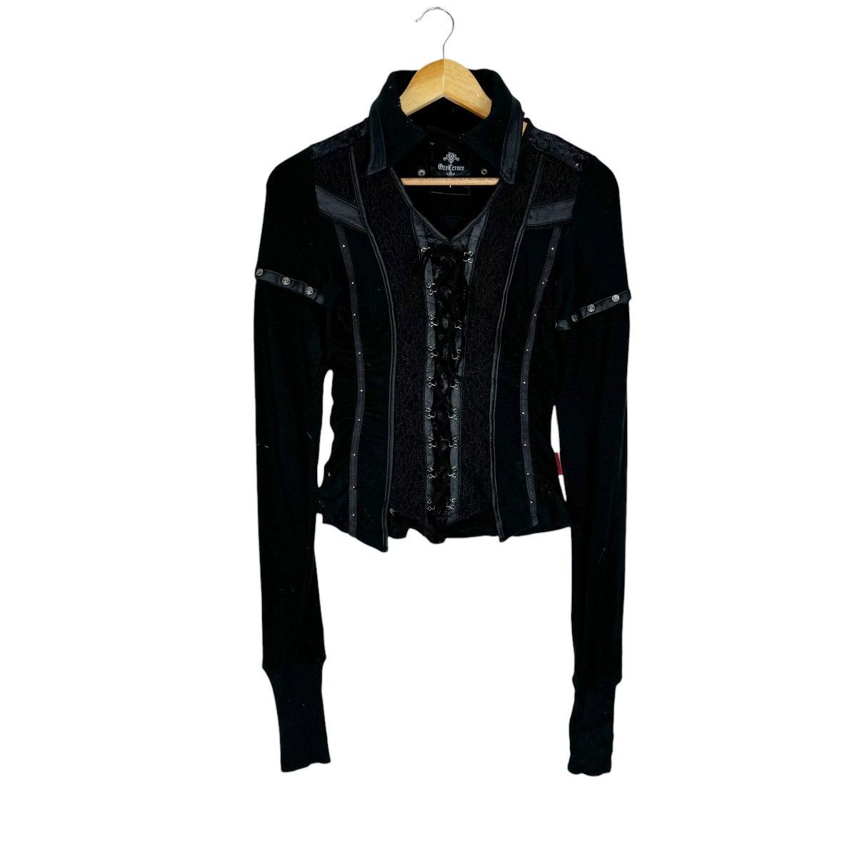 If Six Was Nine ☀️OZZ CROCE GOTH ROBE CROPPED JACKET Size S / US 4 / IT 40 - 1 Thumbnail