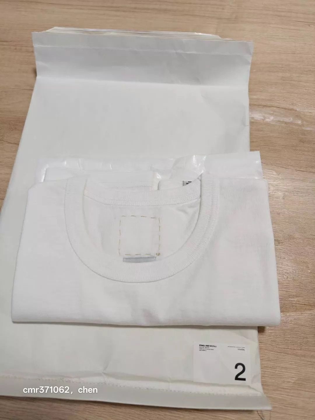 Visvim visvim 16aw spot stencil crew fil tee white2 size 2 slim fit Size US M / EU 48-50 / 2 - 5 Thumbnail