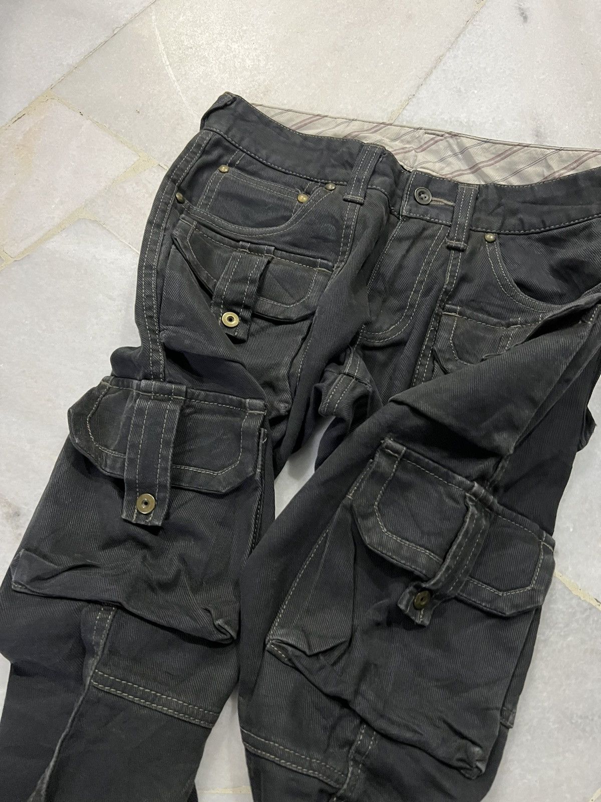 If Six Was Nine × Tornado Mart TORNADO MART MULTIPOCKET CARGO FLARE PANTS Size US 28 / EU 44 - 8 Thumbnail