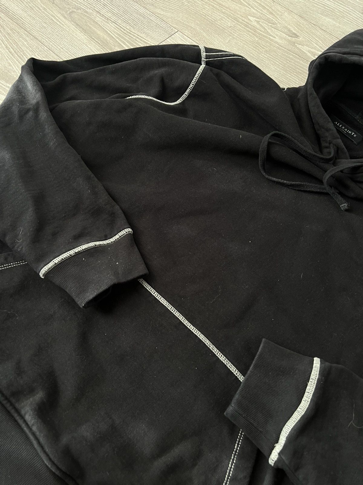 Allsaints Avant Garde Allsaints Amir OTH Embroidered Logo Hoodie Size US L / EU 52-54 / 3 - 13 Thumbnail