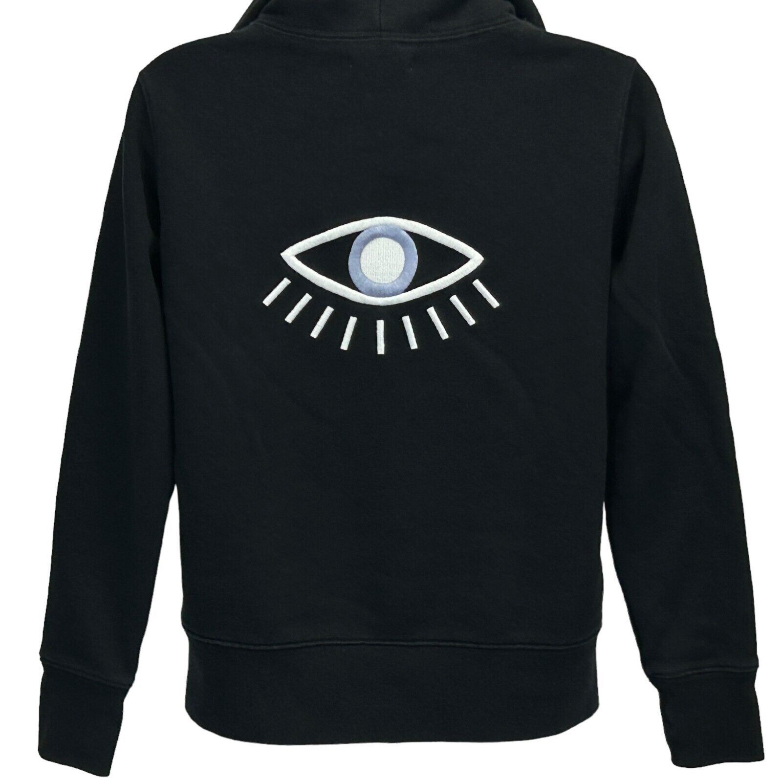 Madewell Madewell Embroidered Eye Hoodie Black Hooded Womens XXS Size XXS / US 00 / IT 34 - 4 Thumbnail
