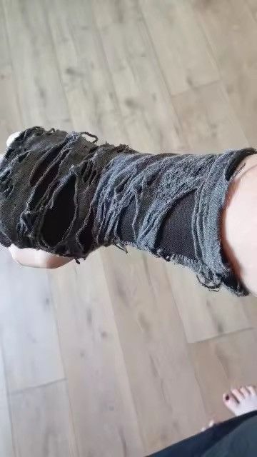 Japanese Brand Gothic Black Fingerless Gloves Size ONE SIZE - 4 Thumbnail