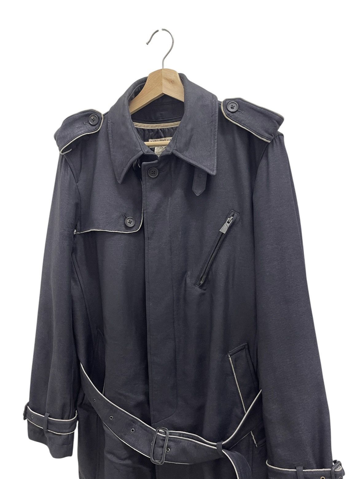 Katharine Hamnett London Yorkshire Tweed Lined Belted Coat Size US M / EU 48-50 / 2 - 4 Thumbnail