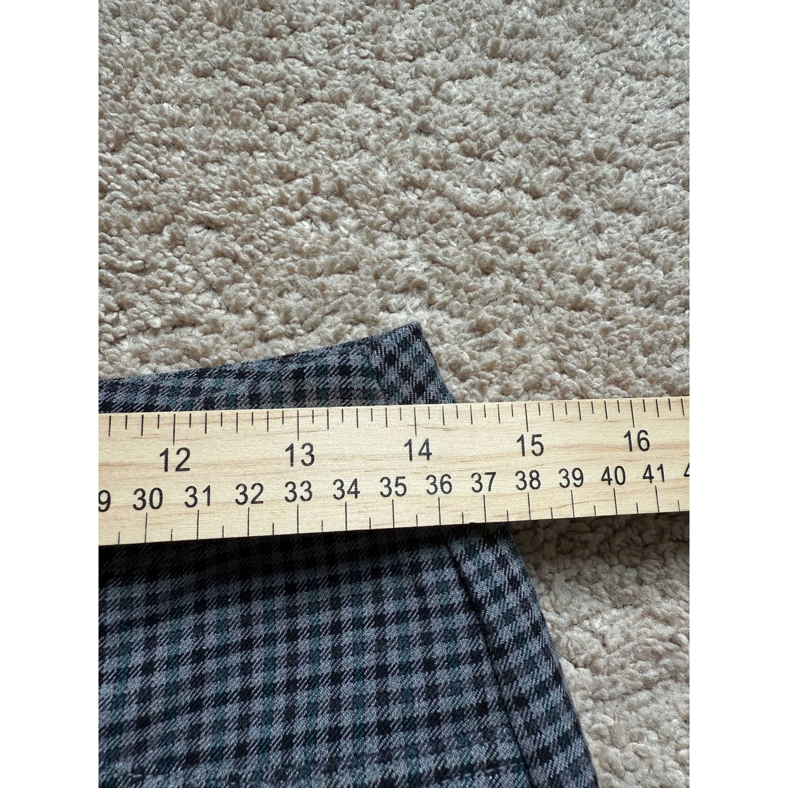 Aritzia Sunday Best Aritzia Gingham Straight Ankle Pants Womens 10 Size 32" / US 10 / IT 46 - 8 Thumbnail